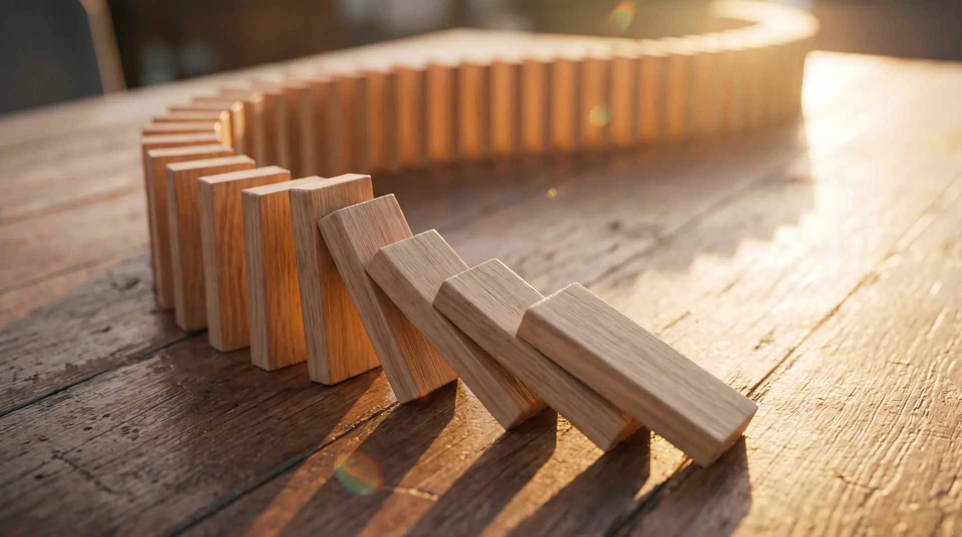 No-code automation: logic blocks connected without writing a program
