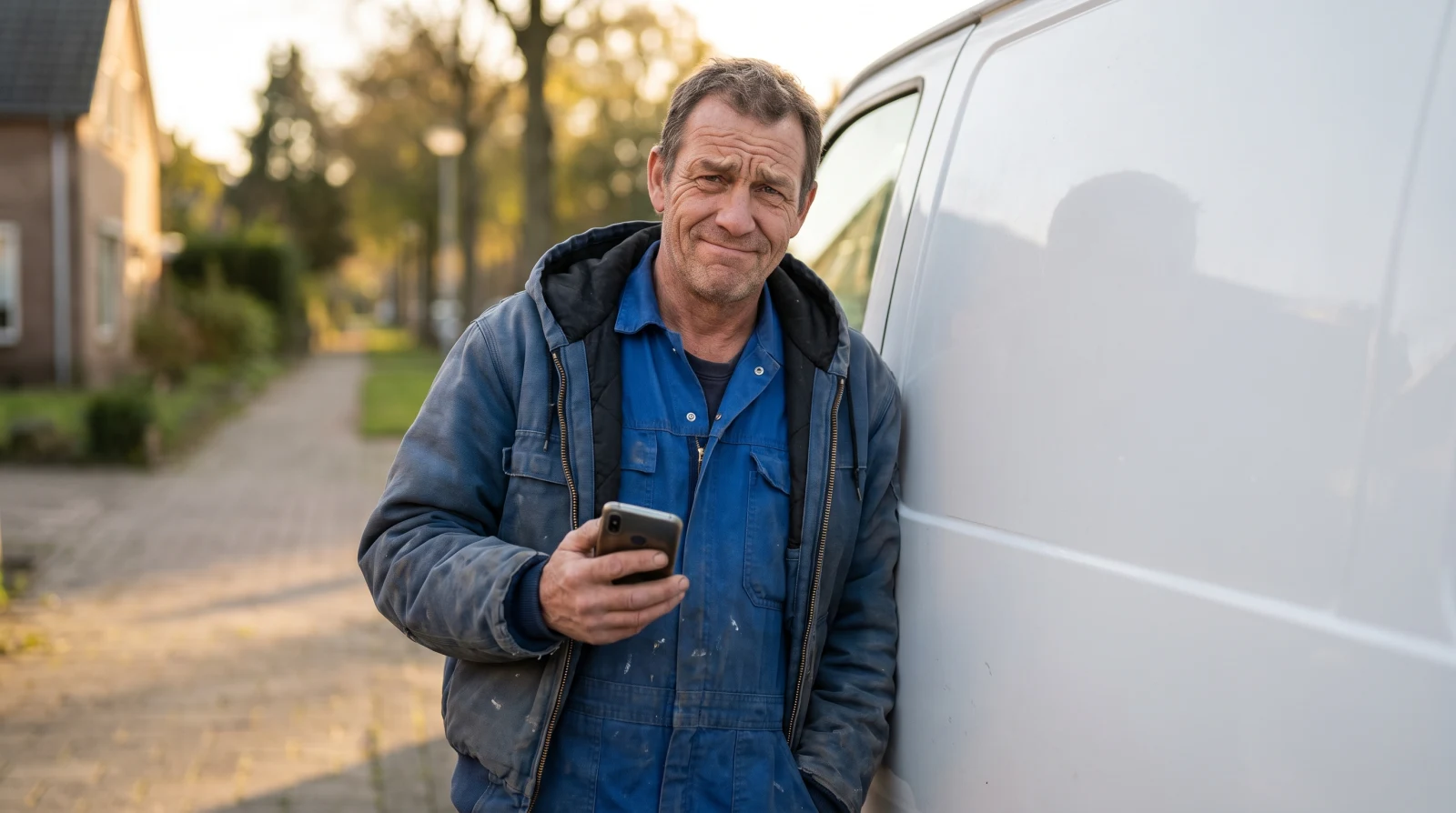 Business owner preparing an ad campaign before a jump in demand