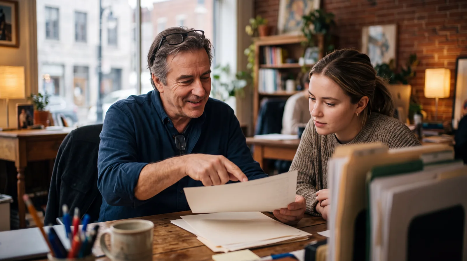 Dirigeant qui vérifie si l'IA va remplacer l'humain ou simplement l'assister dans sa PME