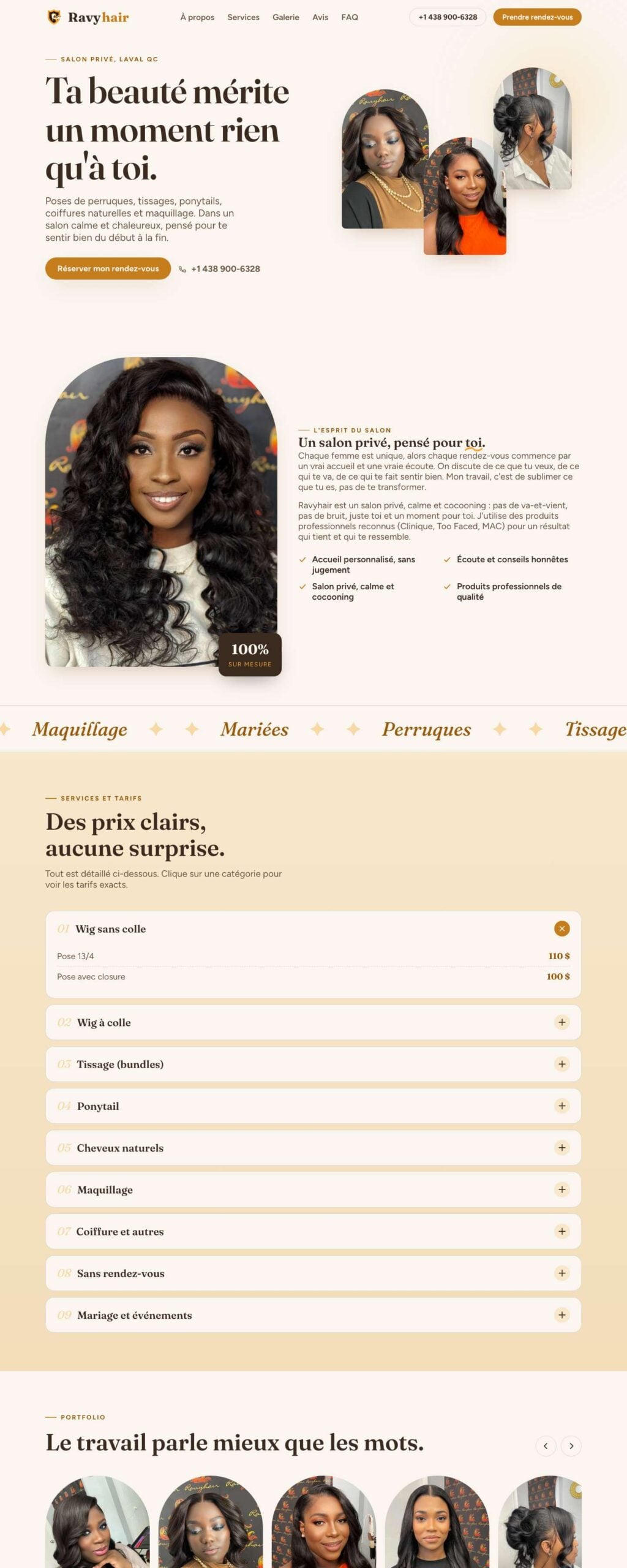 Site de RavyHair