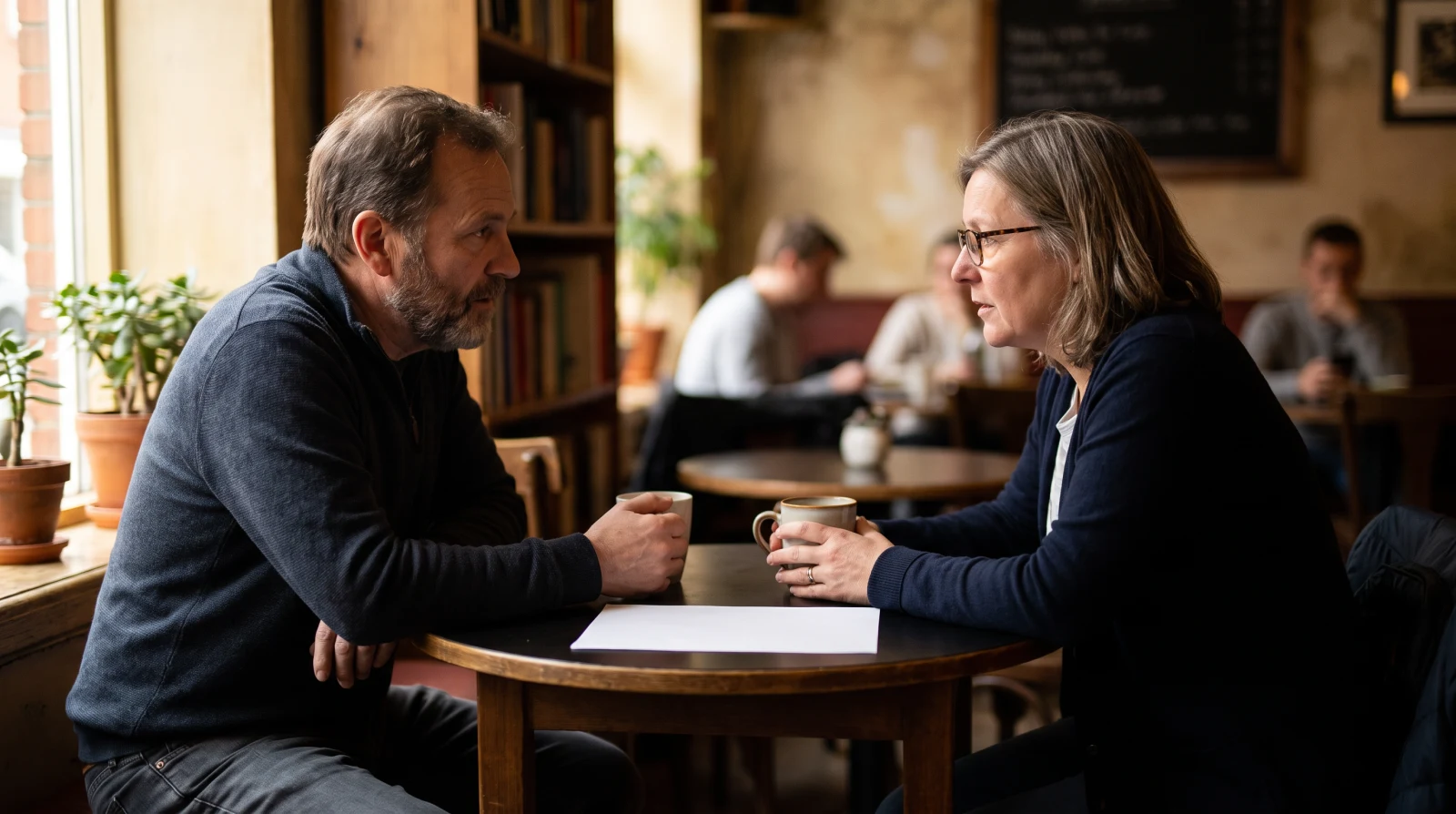 Shop owner overcoming resistance to change through a simple monthly report